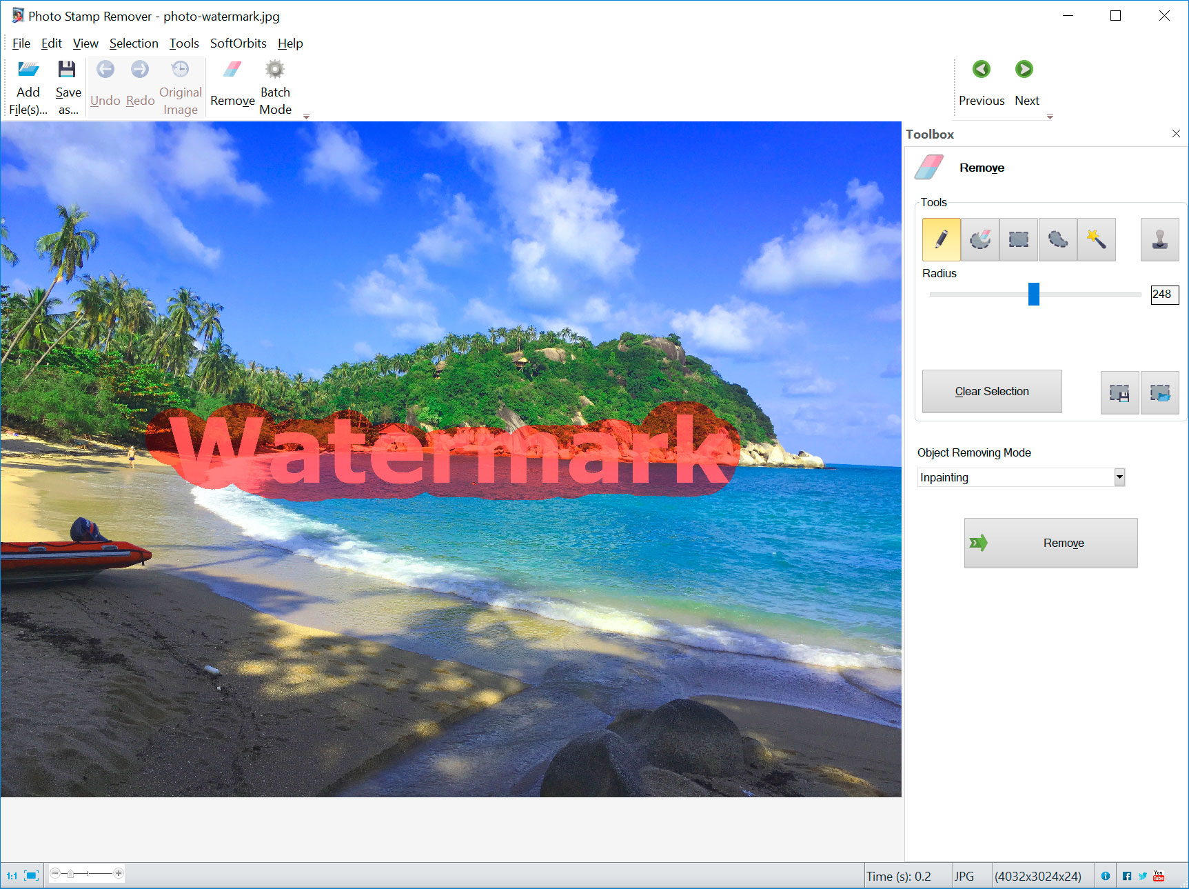 photo watermark remover